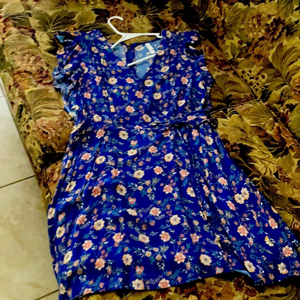 Blue flower dress